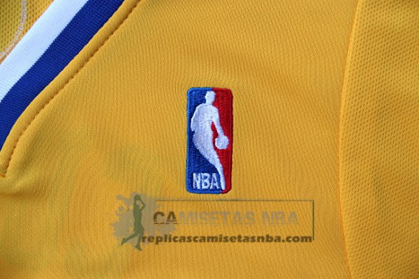 Camiseta Manga Corta Warriors Curry Amarillo